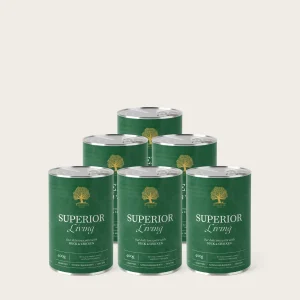 Essential Superior Living Pastete // Nassfutter mit Ente und Huhn (6 x 400 g)